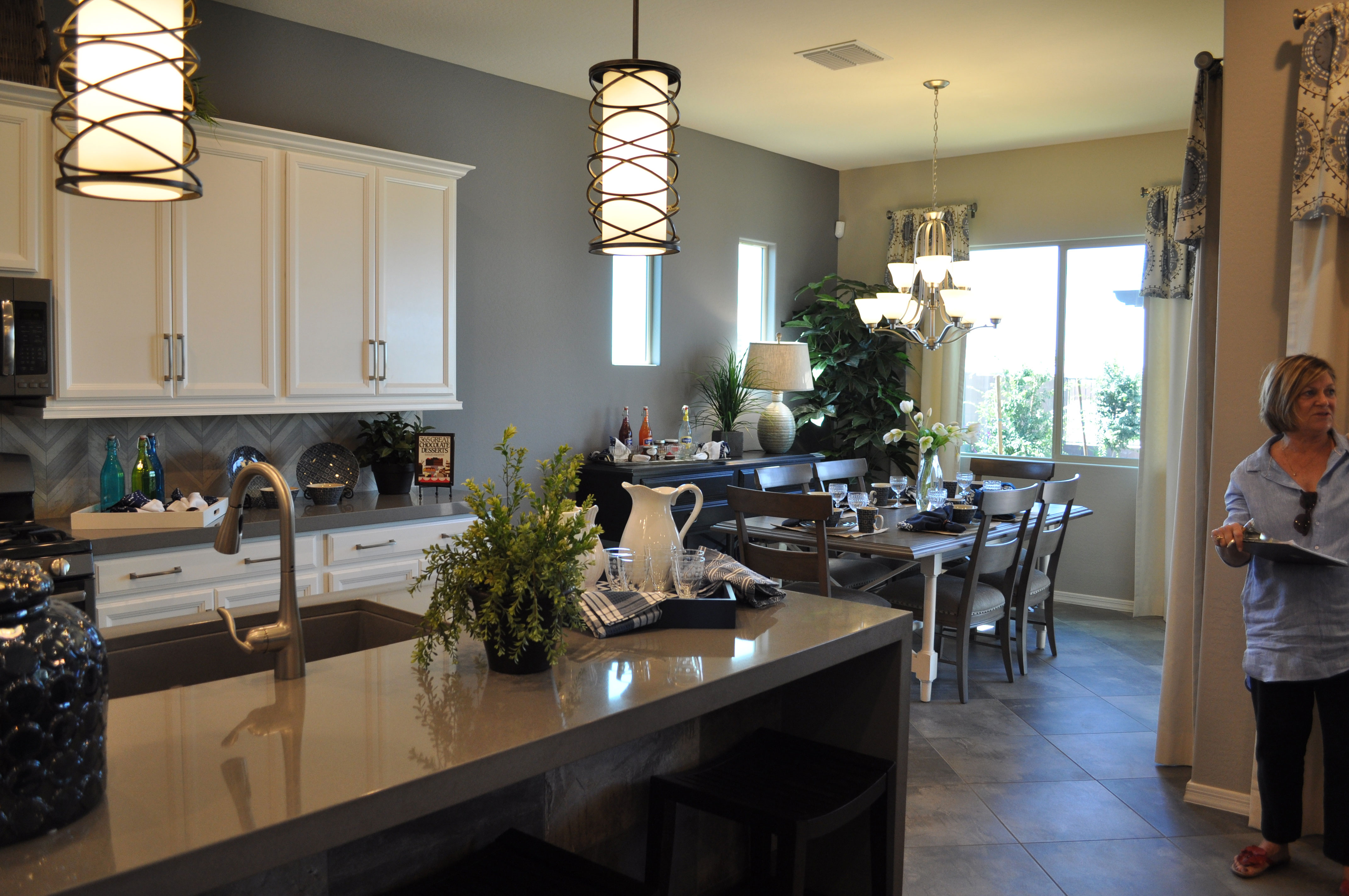 Kitchen from the Rancho Mirage model in the Oasis at Queen Creek Community